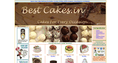 Desktop Screenshot of bestcakes.in